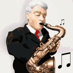 Uptown Bill Clinton Musical Dancing Figurine