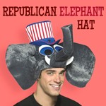 Republican Elephant Hat - Perfect For 2012 Republican Convention